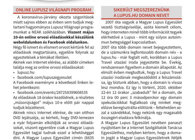 Megjelenik Lepke hírlevél kiadványunk
